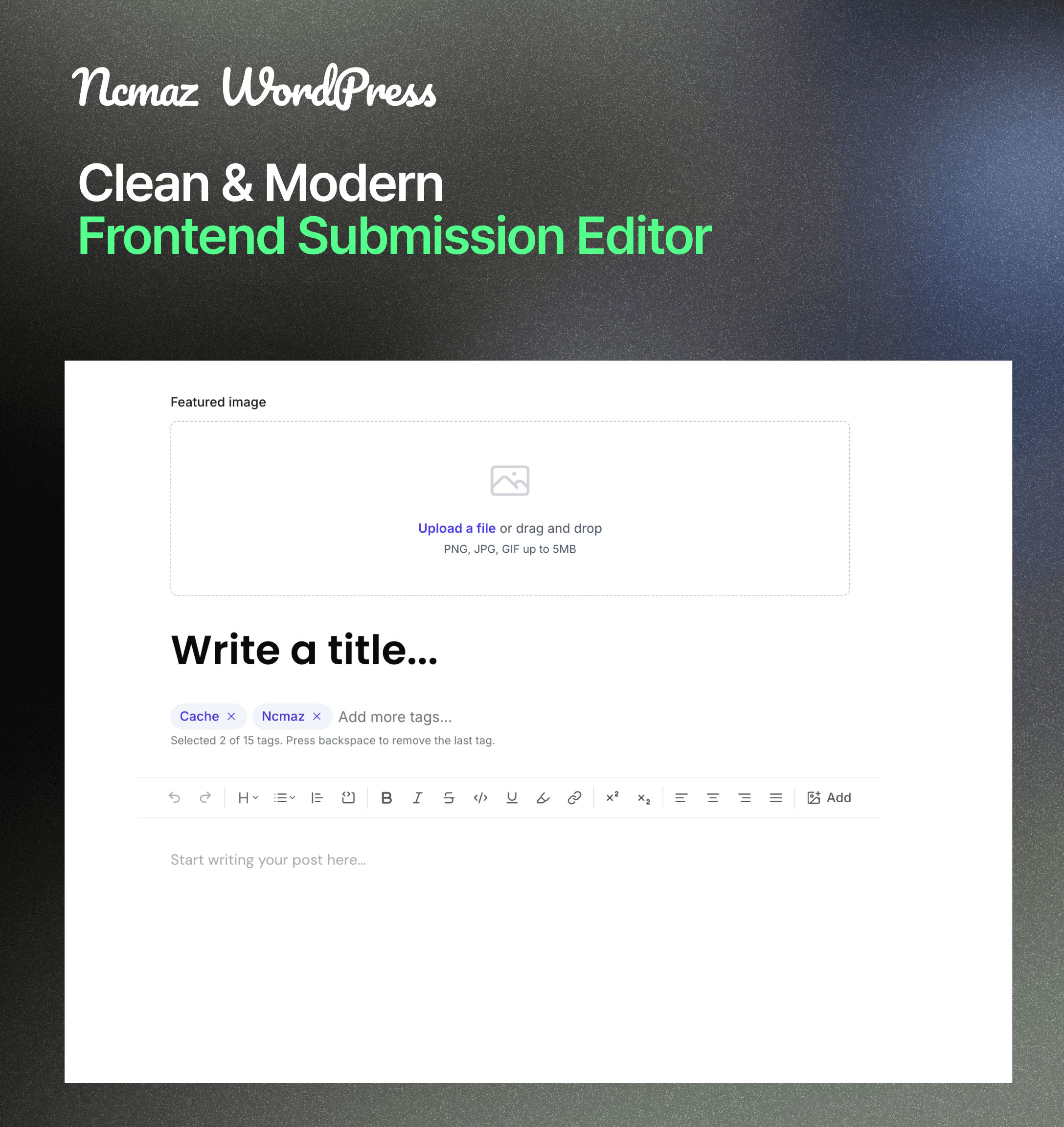 Picture of the FE submission